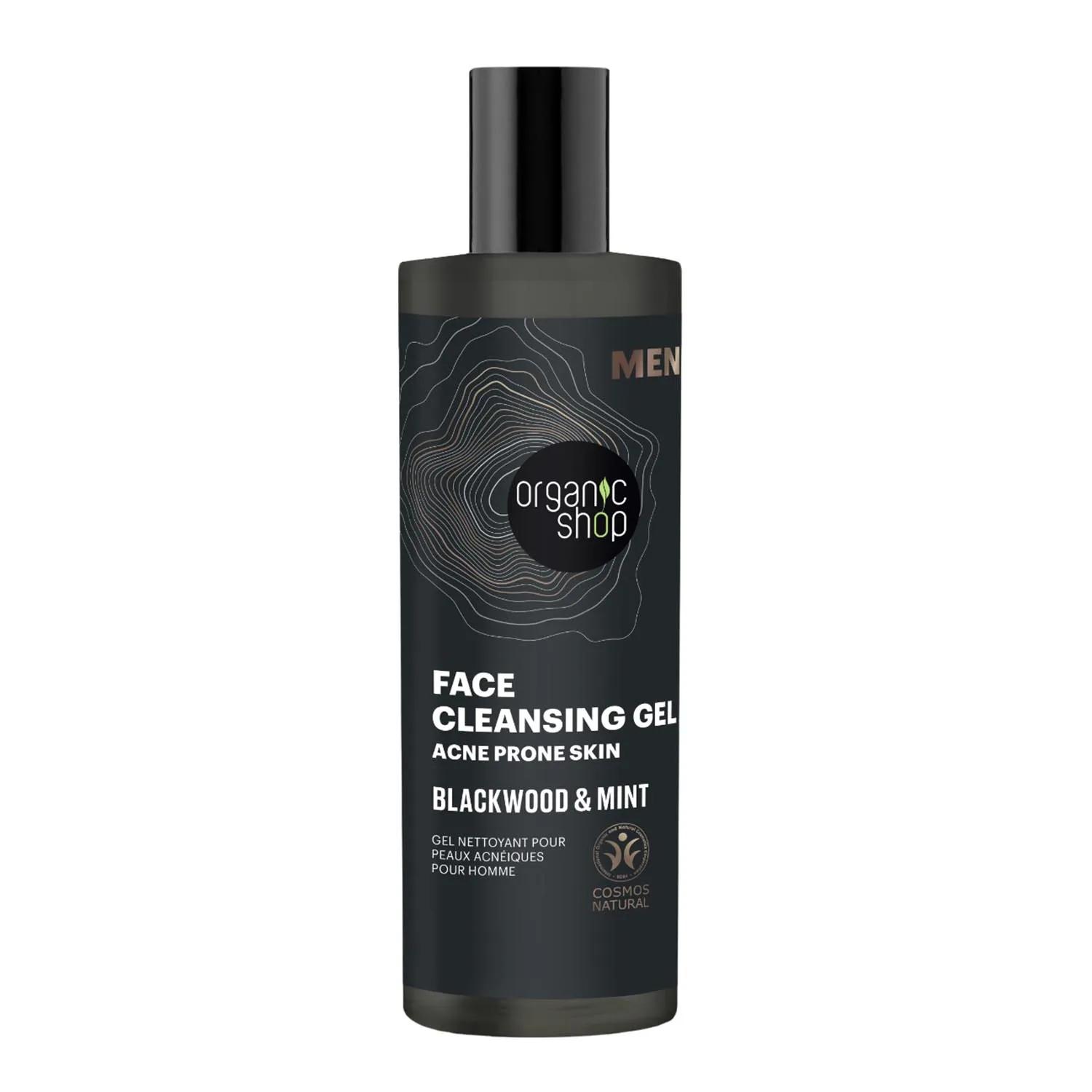 Organic Shop Men Blackwood Gel Limpiador Anti-Acne 200 мл