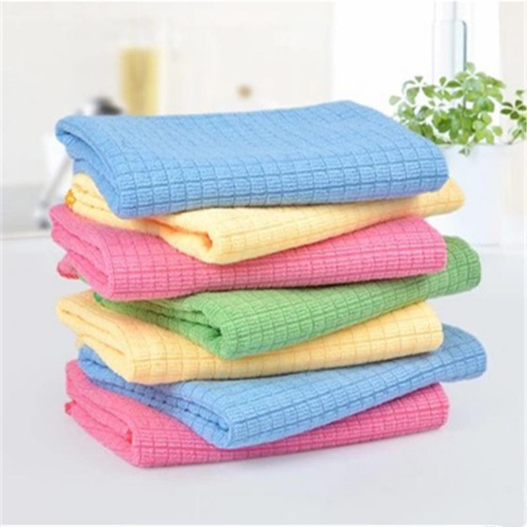 Microfiber Cleaning Cloths 30x40cm Reusable Lint Free Cleaning Cloth And Super Absorbent Polishing Cloths For Mirrors, Car Glass, Screens,