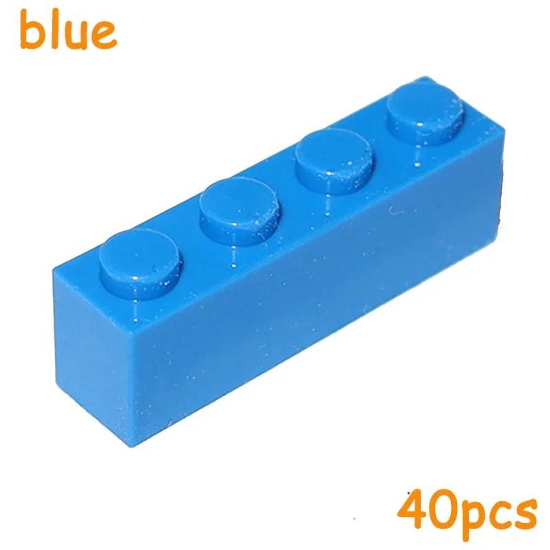 40PCS 3010 3066 1x4 Blocks Dots Thick MOC Assemble Particles 1*4 Construction Bricks DO IT YOURSELF Learning Creativity Toy Ideal for Children