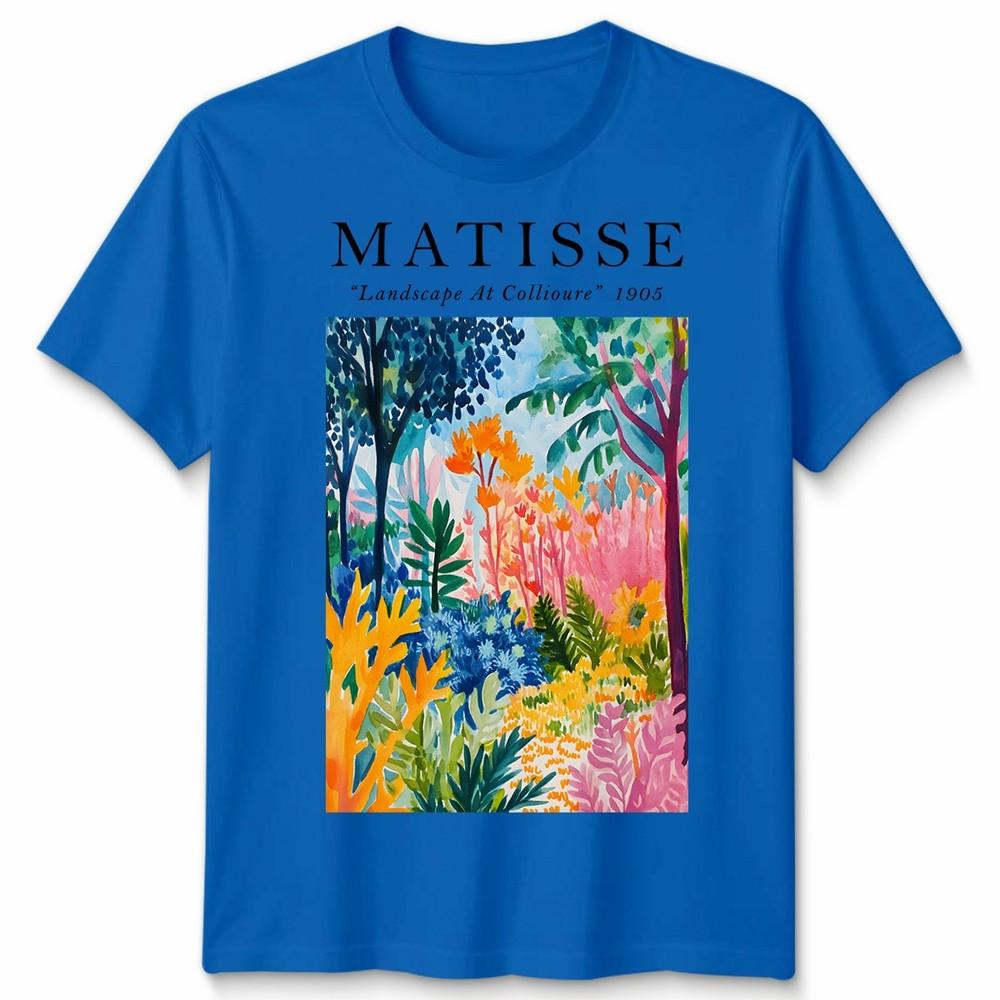 Henri Matisse Unisex T-Shirt Landschaft bei Collioure Kunst Meme Lustiger Stil Geschenk