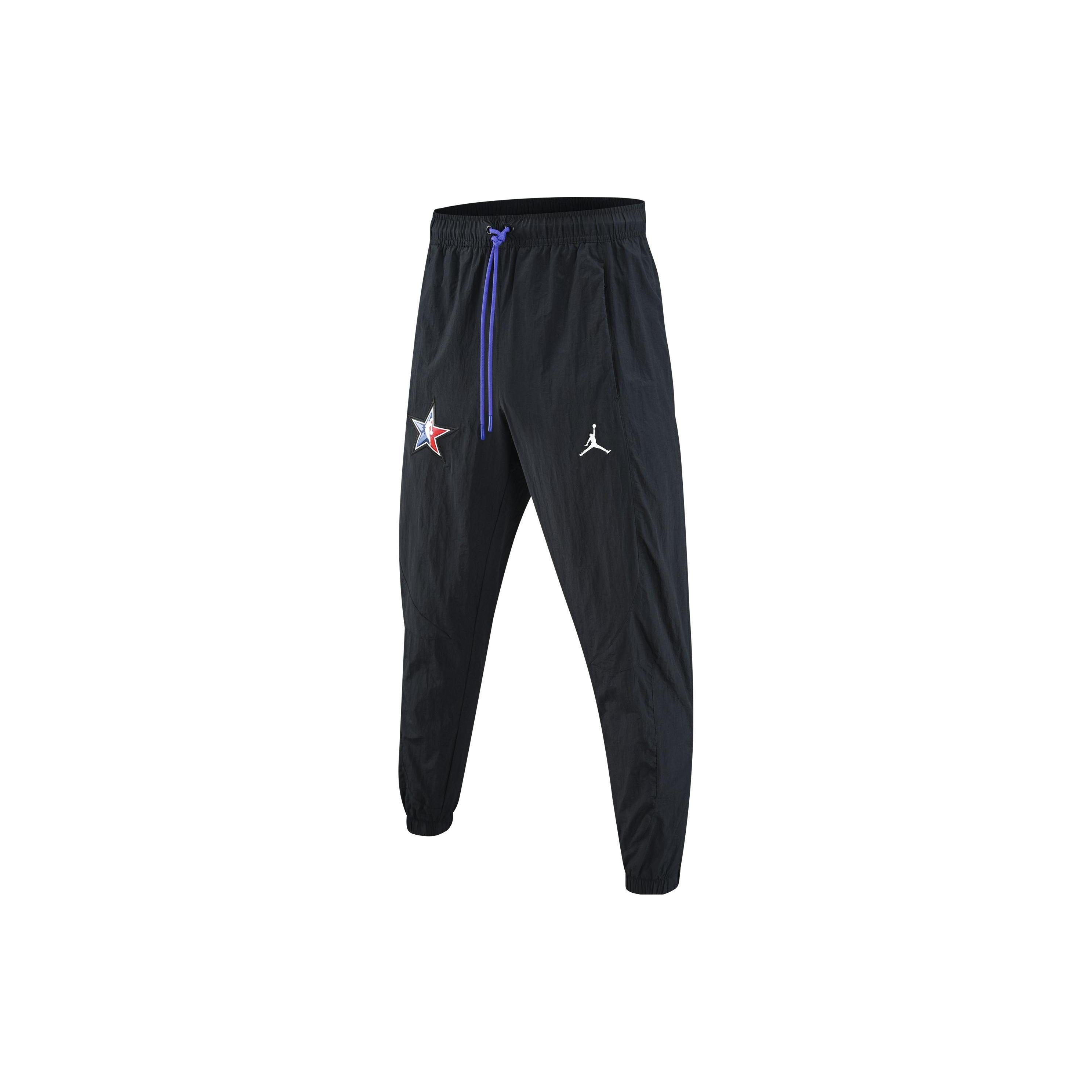 Jordan Casual Pants Men s Black Moderate Cuffed Pants DX6744-010 XXXL