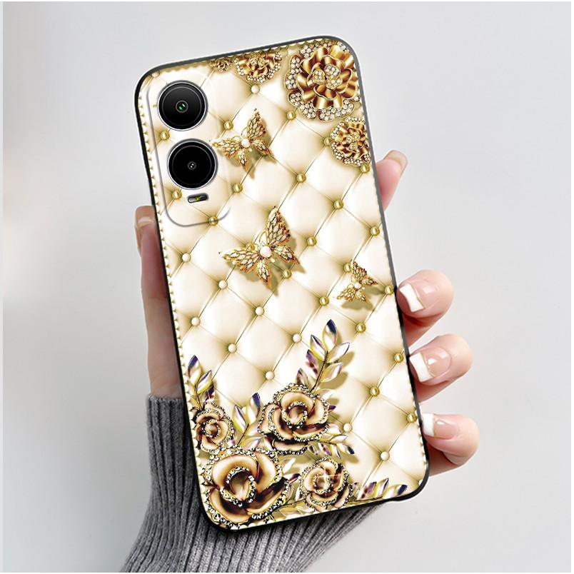 Casing For AT&T Verge (SL219A) Cricket Icon 6 Phone Case Luxury Cute Cool Boys Girls Black Matte Soft silicone Back Cover Shell