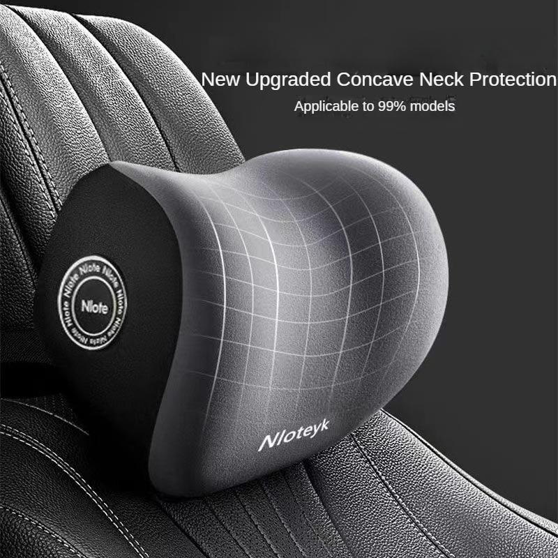 Universal Car Memory Foam Neck Pillow Protection Lumbar Backrest Cushion Lumbar Cushion Car Headrest Cushion Seat Accessories
