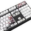 110 kláves OEM profil DYE-Sub Květinová švestka PBT Keycap Sublimační tisk s 1,75U 2U Shift 6,25U Mezerník