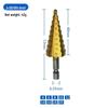 Bearing Steel Hex Shank Step Drill Bit for Steel Plates, 4-20mm Hole Opener