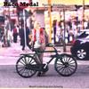 1/64 Gentleman Bike and Figure Set Models People Figures for DIY Scene Decor