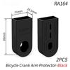 2pcs Flexible Bicycle Crank Arm Protector Shock Absorbing Crank Arm Cover  Riding Gear