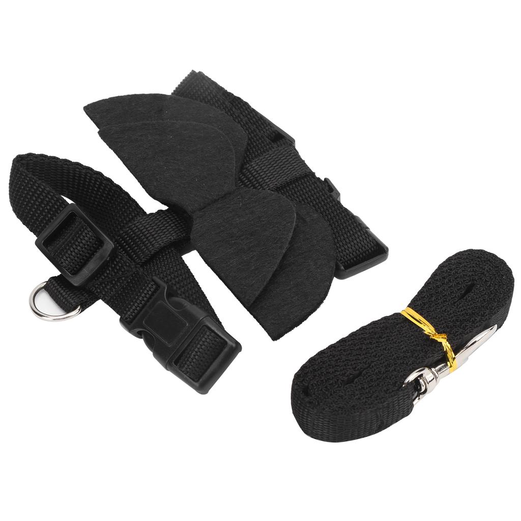 Pet Rabbits Safety Harness Walking Harness and Leash Set with Wing for Small Animal