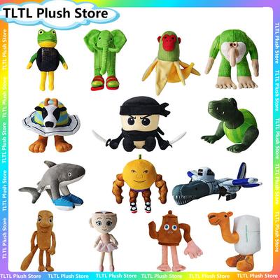 2025 NEW Italian Brainrot Tralalero Tralala Plush Shark Doll Tung Tung Tung Sahur Lirili Larlla Shinpanzinni Toy Birthday Gift
