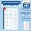 Transparent Frosted Self-Adhesive Book Cover Paper for 1st & 2nd Grade Textbooks, First Semester, 16k Size