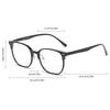 0~ -600 Myopia  Large Frame Glasses Ultra Light  Anti Blue Light  Finished Flat Glasse