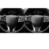For Honda CRV 2017— Car Accessories Carbon Fiber Steering Wheel Button Bottom Set Panel Interior Cover Trim Modified Sticker