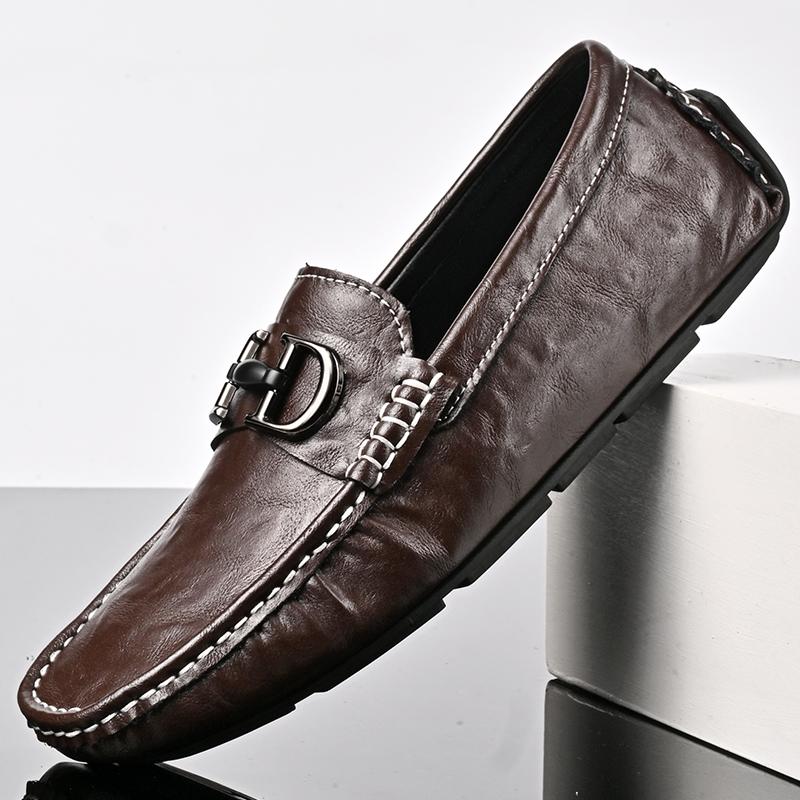 Fashion Classic Flats Luxury Brand Men Wedding Shoes Male Comfortable Loafers Men Slip-on Casual Shoes New Men Driving Shoes Moccasins