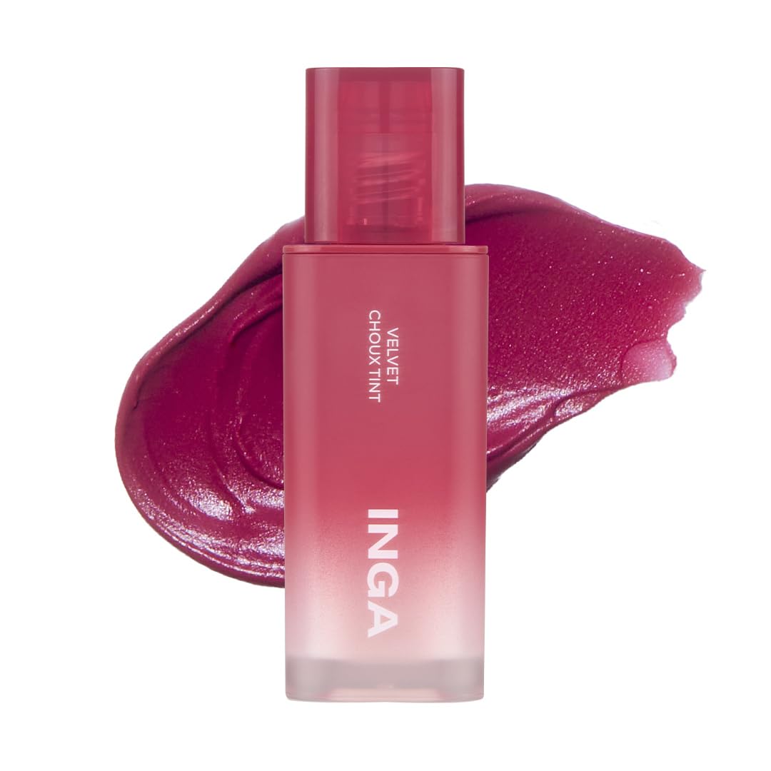 

INGA Velvet Shoot Tint - Korean Cosmetics - Matte Lip Tint - Non-drying, Highly Pigmented, Long-lasting, Moisturizing, Perfect for Parties and Gifts