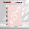 Morandi A4 Customizable Non-reflective Music Sheet Clip – Multi-functional Loose-leaf Folder