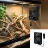 Ventilador de refrigeración silencioso para terrario de reptiles, ventilador de ventilación inteligente de bajo ruido para acuarios