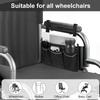 Rollstuhl Armlehne Seitliche Aufbewahrungstasche Tragbare Tasche Wasserdichte Beuteltasche Großes Fassungsvermögen Gehhilfe Multifunktionale Organizer-Tasche