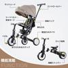 BTM Folding with Push Safety Tricycle 1 Year 2 Year 3 Year Ultra Rotating Adjustable For Easy Birthday Gift Children's Tricycle, Tricycle, Cover,