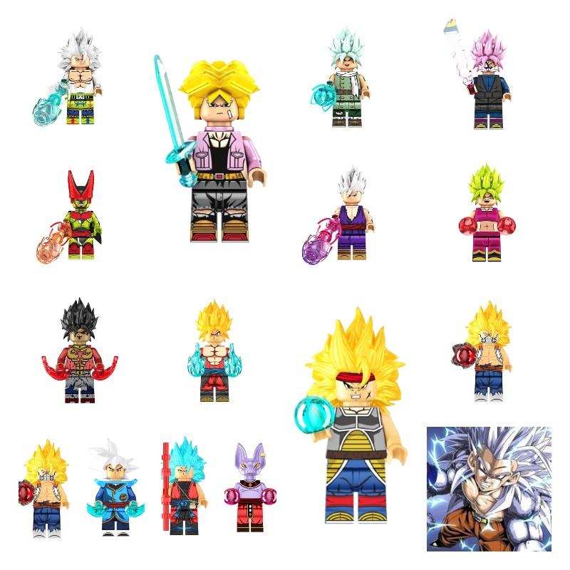 Son Ball Dragon Goku Vegeta Figure Building Block Toys Desktop Gift Decoration