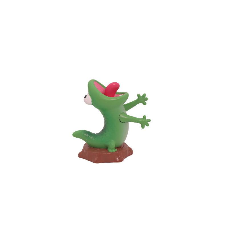 Lustige Cartoon-Grüne-Eidechsen-Figur Kreatives Schreibtischornament Büro Heimdekoration Partygeschenk Blind Box Geschenk Für Kinder