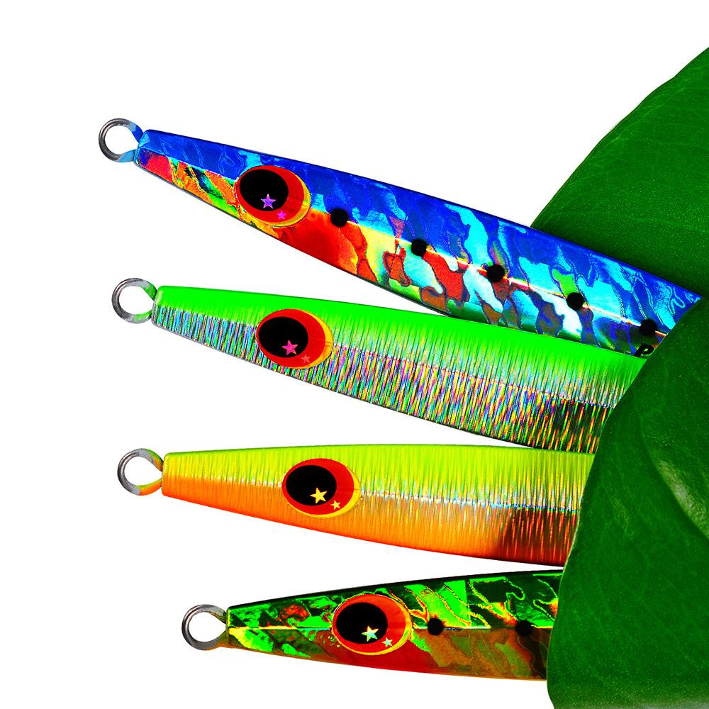 Havsfiske Blyfisk Falskt bete Järnplatta Lockbete Långt kast Nedsänkt falskt bete