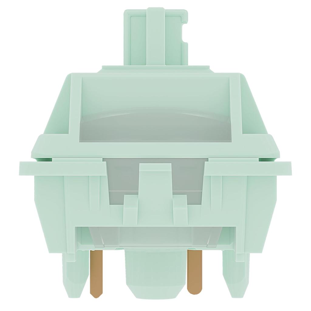 Tastatură GATERON Coral Complet Lubrifiată POM 43gf Liniar LED RGB 5 Pini 22mm Comutator de Taste cu Arc în Două Etape pentru Comutator Tastatură Mecanică MX, (72 buc)