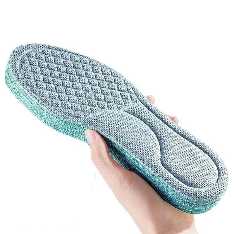 Insole Soft Sole Not Tired Feet Sports Insole Men Sweat Absorbing Deodorant Comfortable Breathable Wormwood Deodorizing Insole