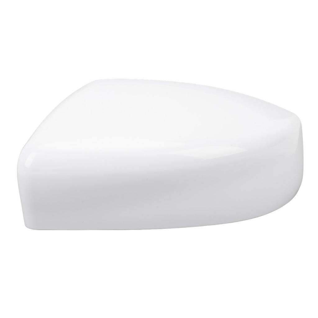 Side Mirror Cover Exterior Rearview Mirror Cover Cap Unpainted White Wing Mirror Housing for Sentra 2012 To 2019 Left