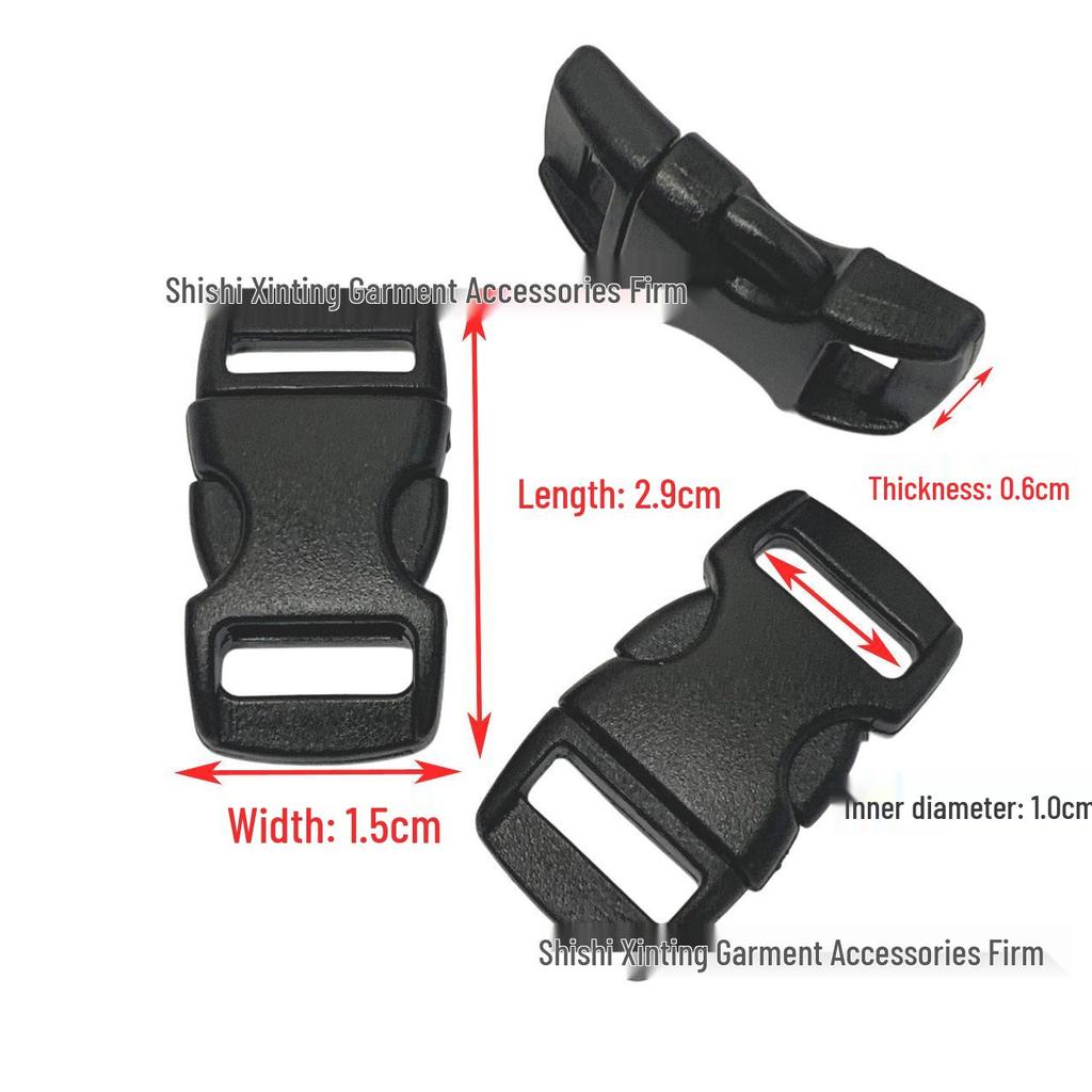 10mm Mini Buckle Nylon Pet Harness for Small Dogs, Adjustable DIY Craft Strap