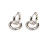 LAYERMOOD 24 Double ring Earring -silver925