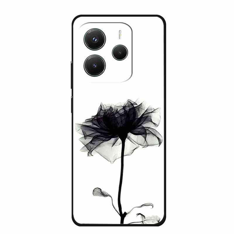 

Чехол для Redmi Note 14 4G Note14 Coque Ударопрочный Черный Силиконовый Мягкая Задняя Крышка Для Телефона Xiaomi Redmi Note 14 5G Чехол-Оболочка Redmi Note 14 4G