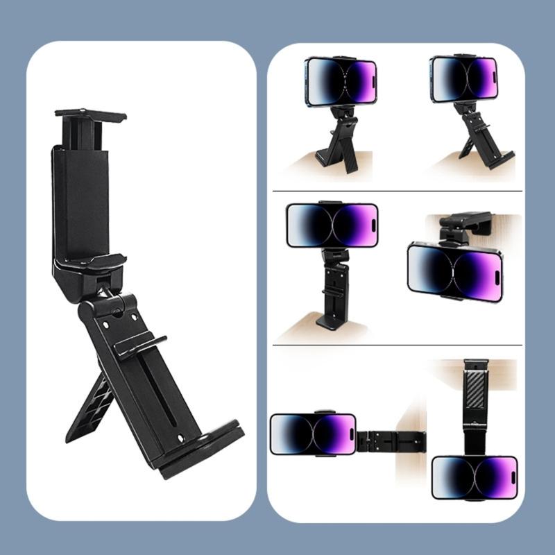 Adjustable Phone Mount with Multi Directional Rotation Travel Phone Holder Stand for Suitcase Desk Travel Accessories