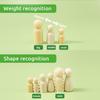 1Set Balance Scale Montessori Toy Set DIY Maple Doll Baby Balance Training Constructor for Children Gifts Maple Doll Toys