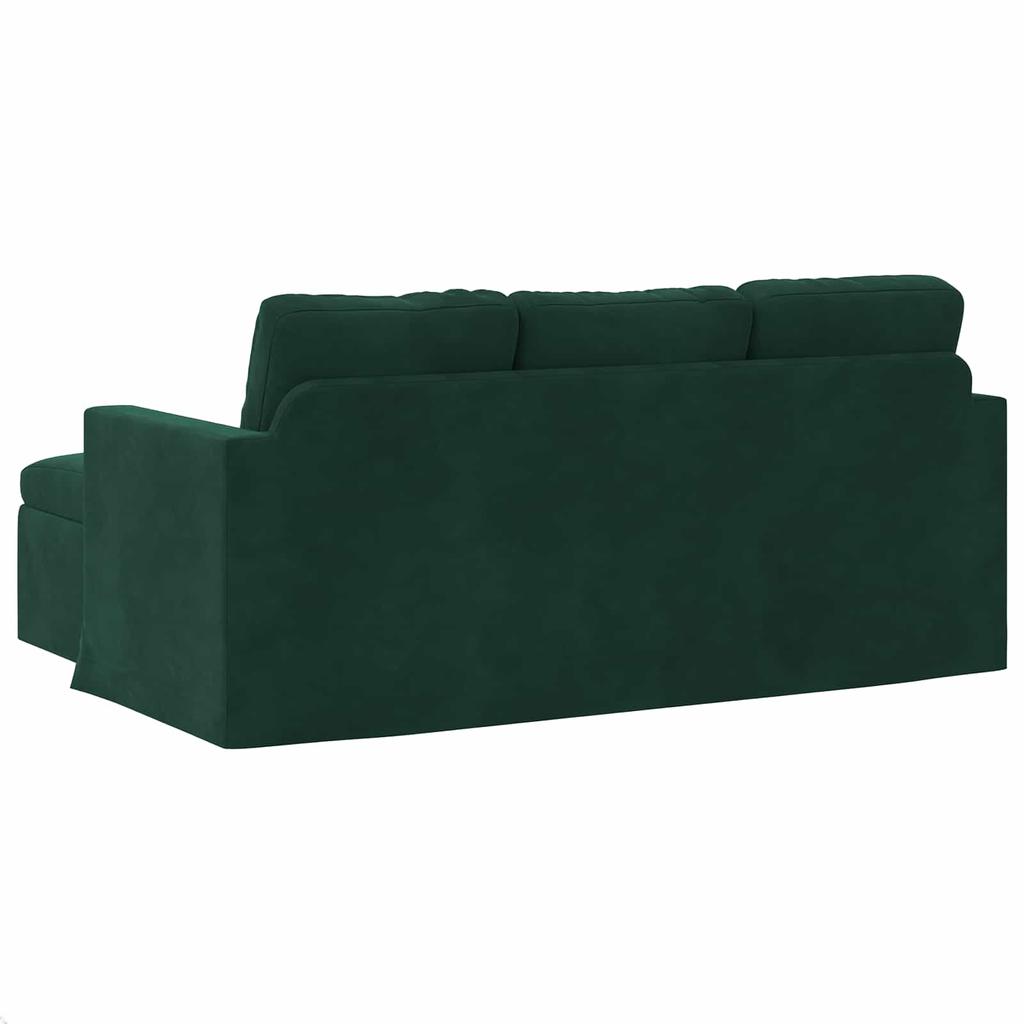 Sofa Dark Green 178 x 134 x 80 cm Velvet