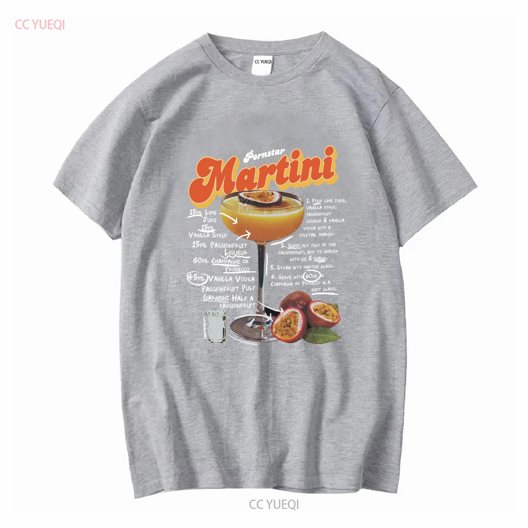 

Pornstar Martini T Shirt vintage Washed Top For Everyday Wear Unisex Versatile Breathable streetwear designer clothes Stretched 4XL