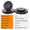 Blackening Motor Gear 1M-105T/110T/115T/120T/125T/130T/140T/150T Teeth Pitch 3.14 mm Total Height 10 mm Carbon Steel Flat Gear