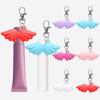 Lip Balm Holder Caps with Keychain Replacement Cover Suitable for Busy Women and Girls Seeking Both Style and Utility