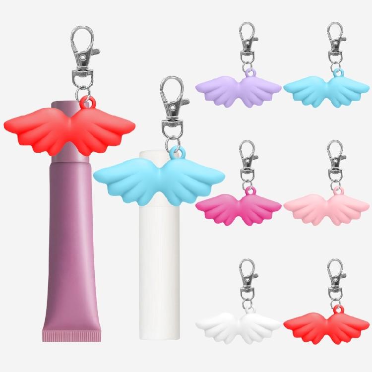 Lip Balm Holder Caps with Keychain Replacement Cover Suitable for Busy Women and Girls Seeking Both Style and Utility