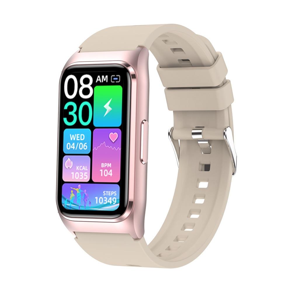 TK75 Smart Watch ECG Electrocardiogram Non-invasive Blood Sugar Measurement Blood Pressure Oxygen Body Temperature Monitoring Multi-sport Bracelet