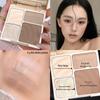 Four-Color Matte Contour and Highlight Palette for Nose and Brightening Shadow