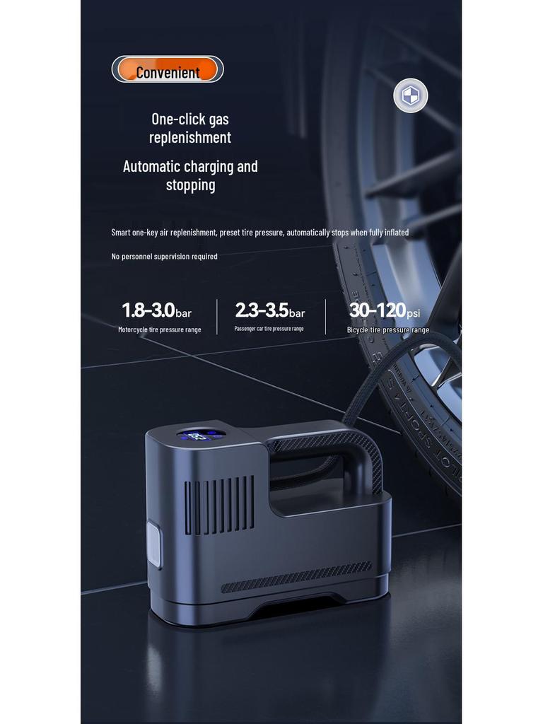 Sui Tuo High-Power Portable Car Tire Air Pump