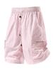 Unisex Quick-Dry Lightweight Ice Silk Cargo Shorts