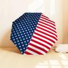 1pz Ombrello con Bandiera Americana, Ombrello ad Apertura e Chiusura Automatica, Ombrello di Alta Qualità, Regalo Ideale per Lei 367