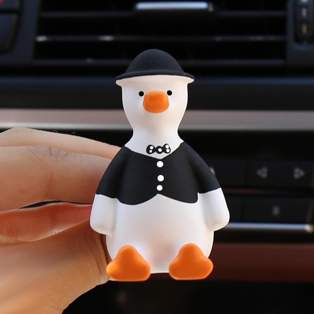 Odświeżacz Powietrza do Samochodu Urocza Kaczuszka Dyfuzor Aromatu do Kratki Wentylacyjnej Samochodu Klips Zapachowy do Kratki Powietrza Wnętrza Ornament Zapachowy do Nawiewu