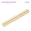 DMiotech x Brass Rods for DIY Lathe Drift Punch Model 2-Pack 4" 1/2" Crafts, Welding, Materials, Shafts, Airplanes/Boats/Cars