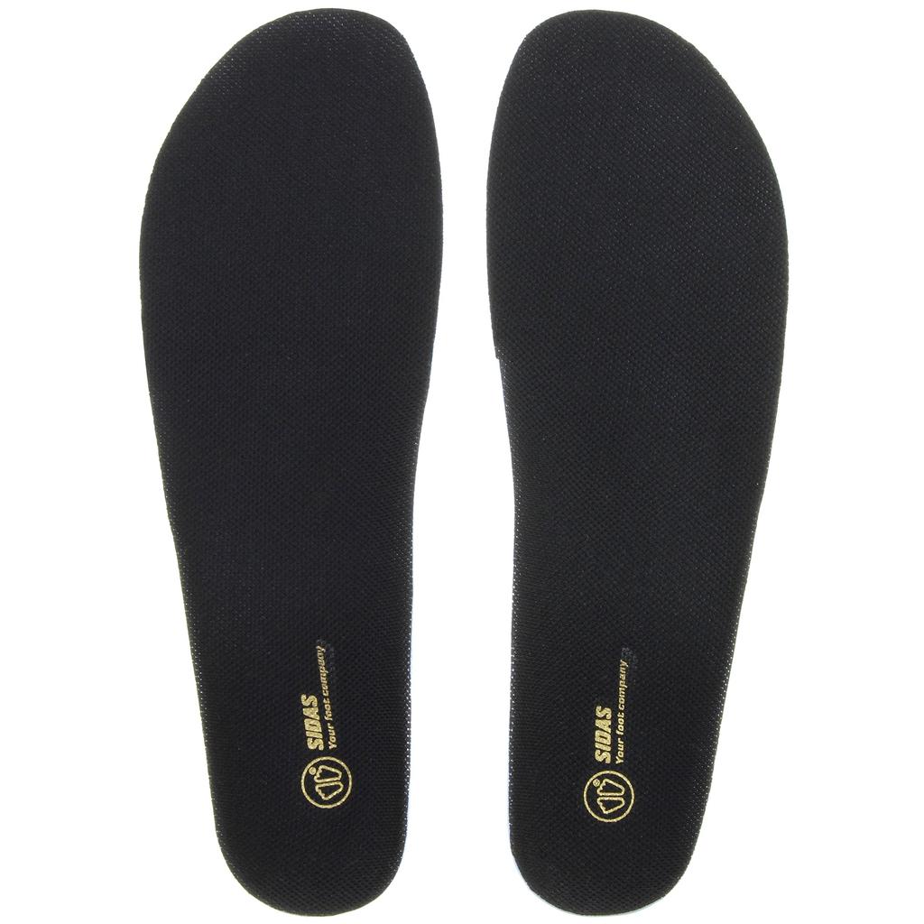 SIDAS Walk Slim 3D Insoles for Business Sneakers, Medium, Black (Sizes 25.0cm-26.5cm)