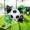 3D Football Soccer Balloons with Ball & Sneaker Shapes Ideal for Themed Parties Birthday Sports Event Decorations Supplies