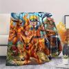 Naruto Print Flannel Blanket, Ultra Soft High Quality All Seasons Warm Throw, Home Decor Cozy Blanket, Perfect Christmas Gift