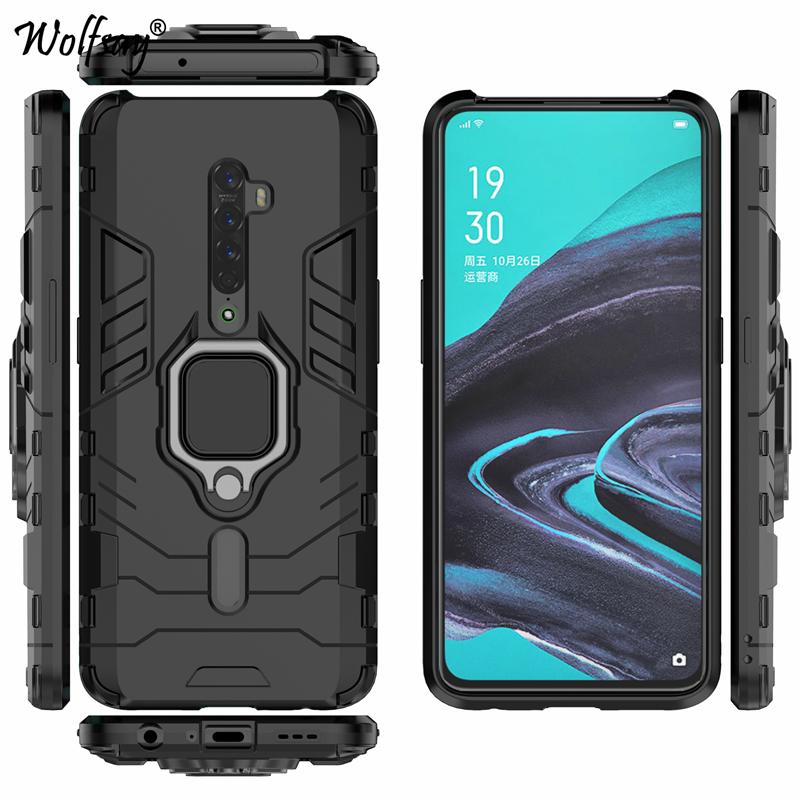 For Oppo Reno 2 Case Reno 4 5 6 4Z 7Z 5G Armor Magnetic Suction Stand Full Edge Cover For Oppo Reno 2 Cover Case For Oppo Reno 2