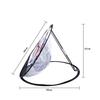 Three-Layer Golf Swing Training Net with Practice Target and Compact Hitting Mat